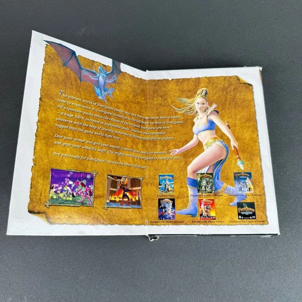 Sony EverQuest Evolution PC CD-ROM Game Toy 3-Disc Set Expansion Pack Boxed